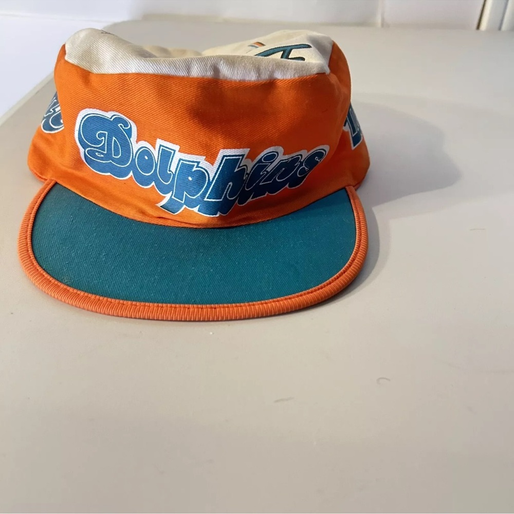 NFL Miami Dolphins White, Orange & Teal Camp Hat - Picture 6 of 12